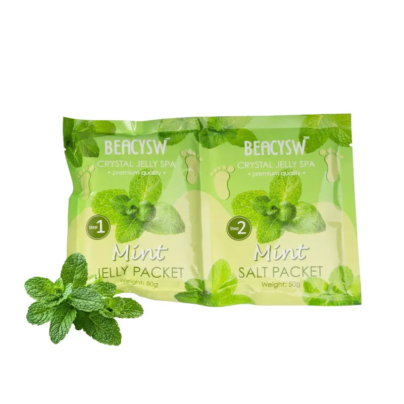 Crystal Jelly Salt Scrub 50gr Mint- Mixcoco