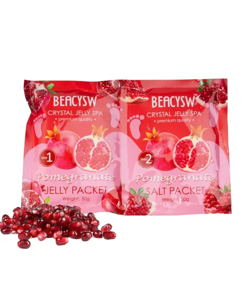 Crystal Jelly Salt Scrub 50gr Pomegranate- Mixcoco