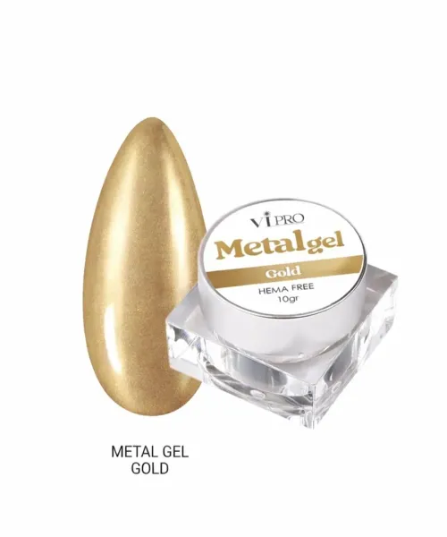 Nail Art Metal Gel 10g Gold - SKU 140193-01
