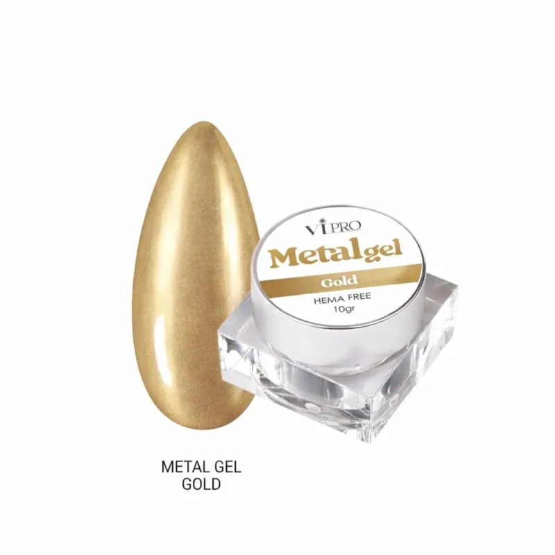 Nail Art Metal Gel 10g Gold - SKU 140193-01