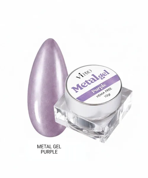 Nail Art Metal Gel 10g Purple - SKU 140193-05