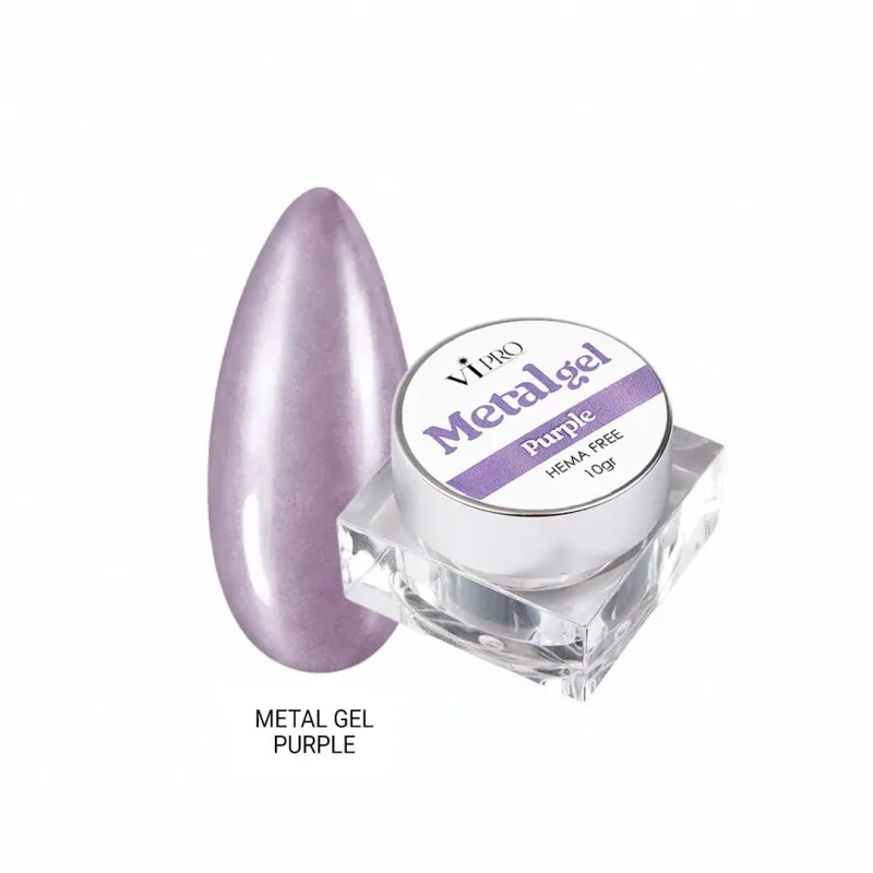 Nail Art Metal Gel 10g Purple - SKU 140193-05