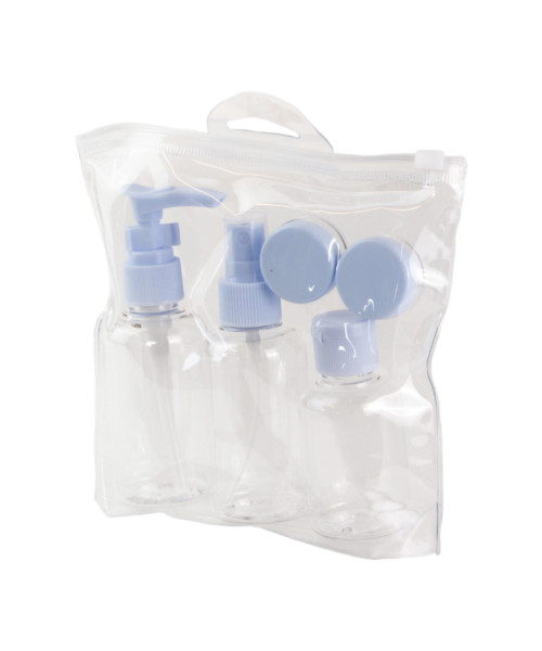 Σετ ταξιδίου, σετ 5 τμχ Μπλε