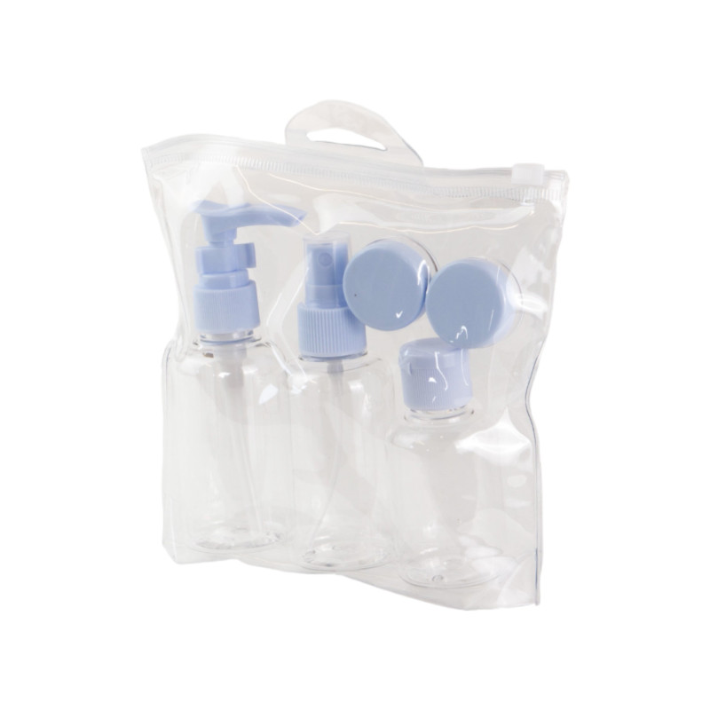 Σετ ταξιδίου, σετ 5 τμχ Μπλε