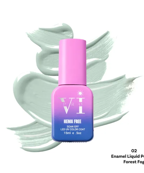 ENAMEL LIQUID POLY GEL 02 FOREST FOG 15ML - SKU 175003-02