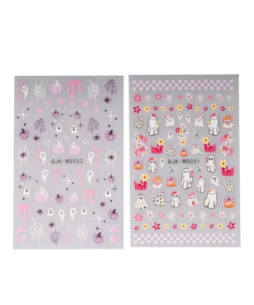 ΔΙΑΚΟΣΜΗΤΙΚΑ ΑΥΤΟΚΟΛΛΗΤΑ ΝΥΧΙΩΝ CUTE GHOSTS- Mixcoco