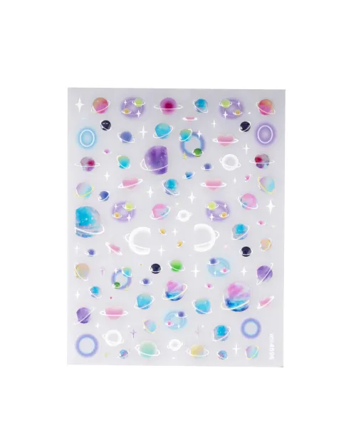 ΔΙΑΚΟΣΜΗΤΙΚΑ ΑΥΤΟΚΟΛΛΗΤΑ ΝΥΧΙΩΝ PLANETS- Mixcoco