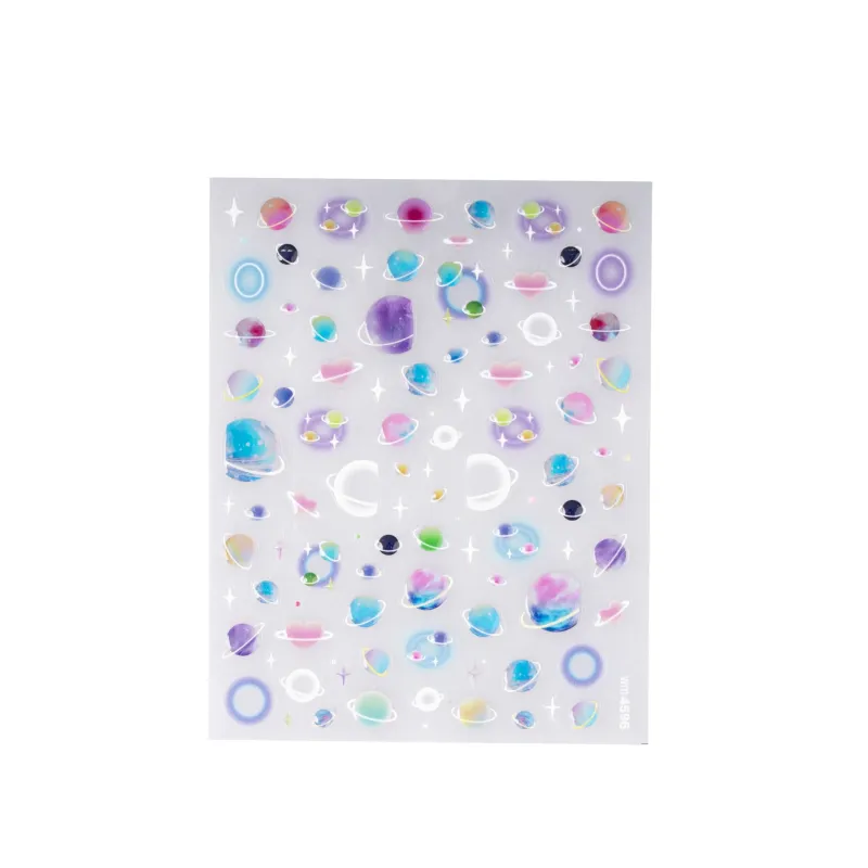 ΔΙΑΚΟΣΜΗΤΙΚΑ ΑΥΤΟΚΟΛΛΗΤΑ ΝΥΧΙΩΝ PLANETS- Mixcoco