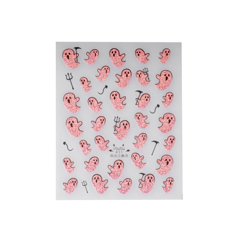 ΔΙΑΚΟΣΜΗΤΙΚΑ ΑΥΤΟΚΟΛΛΗΤΑ ΝΥΧΙΩΝ BOO- Mixcoco