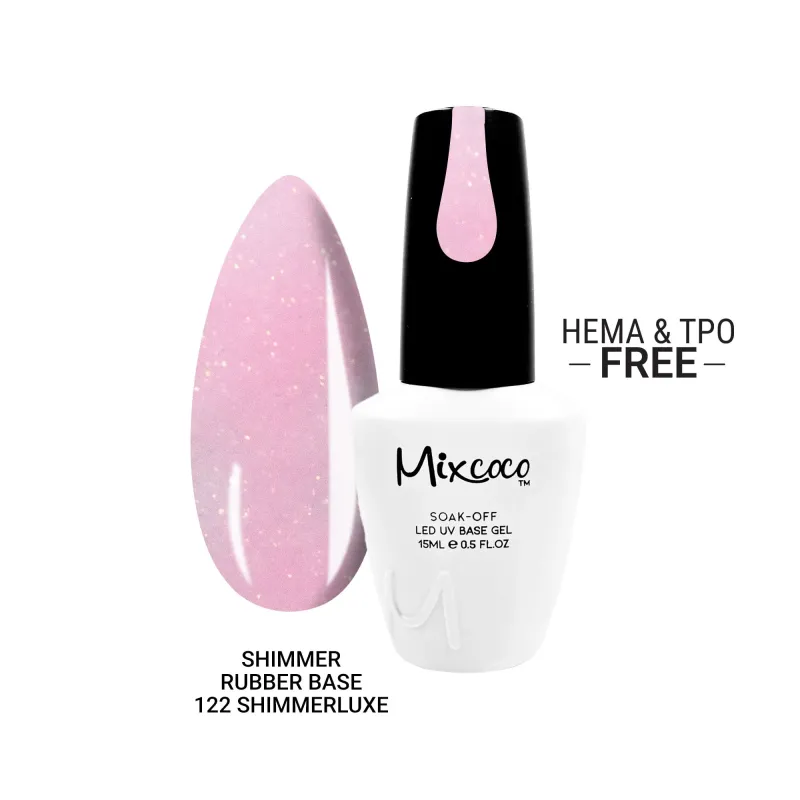 SHIMMER RUBBER BASE 122 SHIMMERLUXE 15ML - SKU 100196-122
