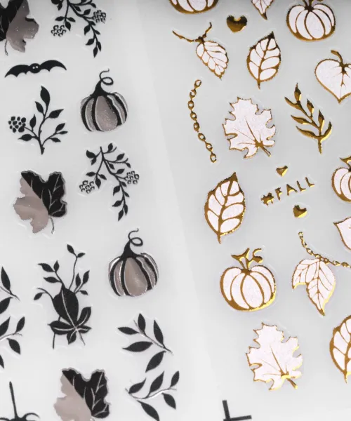 ΔΙΑΚΟΣΜΗΤΙΚΑ ΑΥΤΟΚΟΛΛΗΤΑ ΝΥΧΙΩΝ METAL FALL- Mixcoco