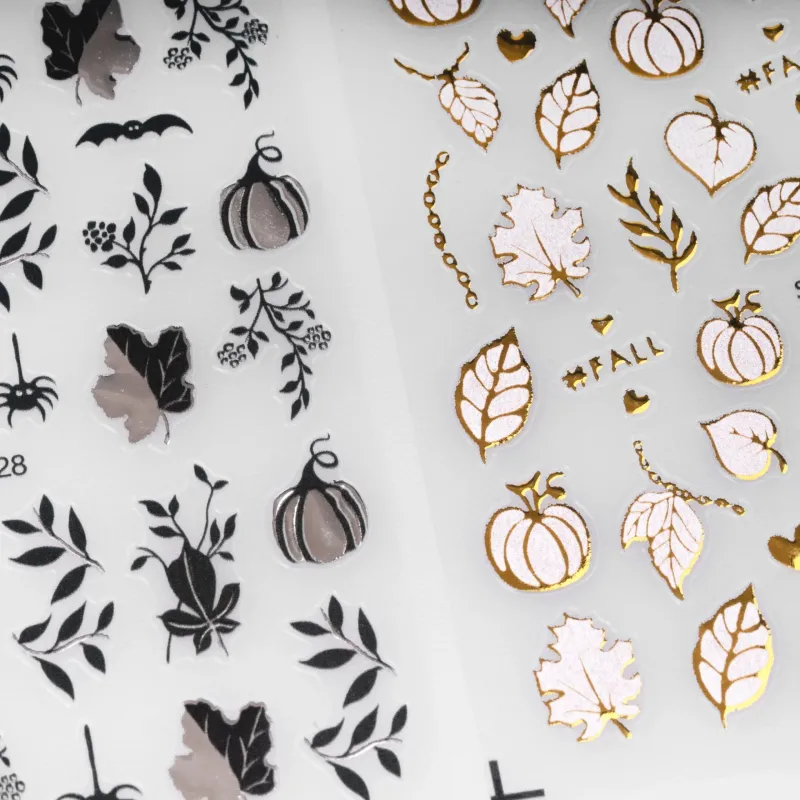 ΔΙΑΚΟΣΜΗΤΙΚΑ ΑΥΤΟΚΟΛΛΗΤΑ ΝΥΧΙΩΝ METAL FALL- Mixcoco