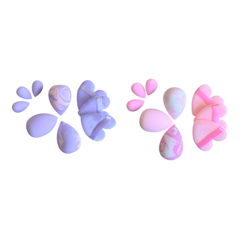 Σφουγγαράκια μακιγιάζ blending σετ 9τμχ σε κουτί