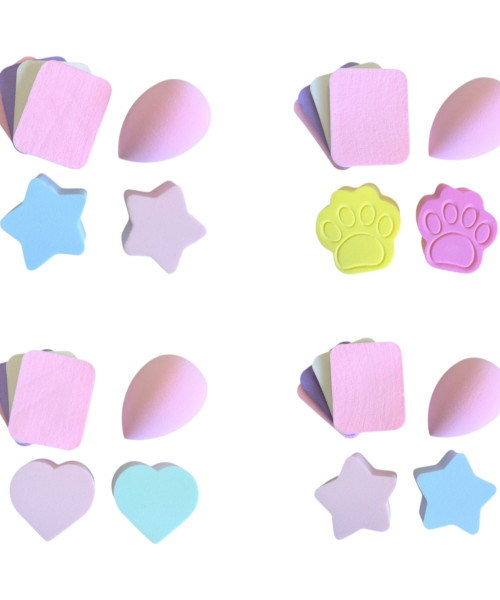 Σφουγγαράκια blending μακιγιαζ σετ 7 τμχ