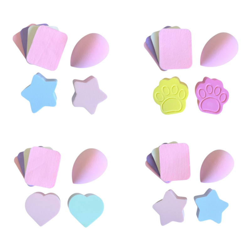 Σφουγγαράκια blending μακιγιαζ σετ 7 τμχ