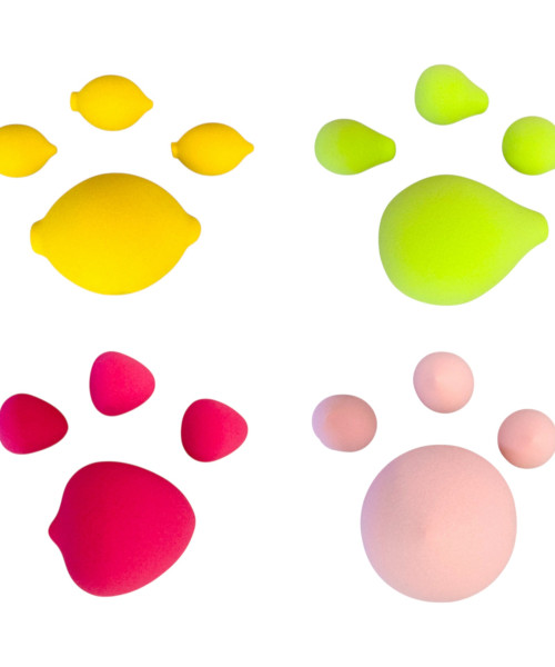 Σφουγγαράκια μακιγιαζ Blending Eggs  φρούτα σετ 4 τμχ