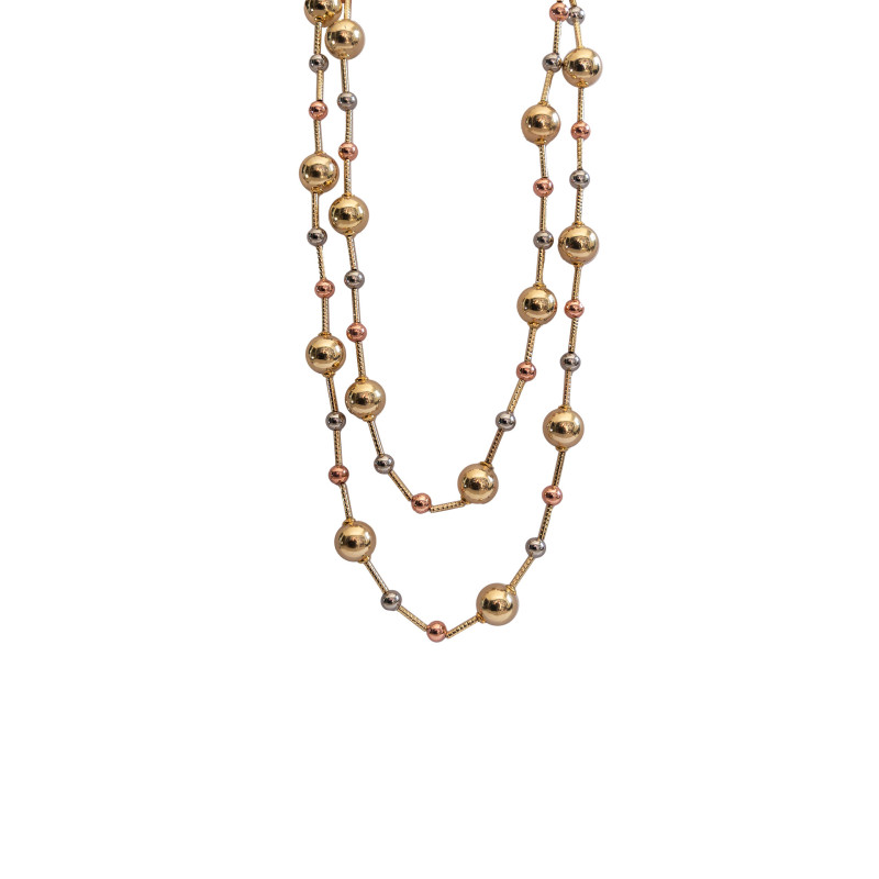 Γυναικείο κολιέ με μπίλιες