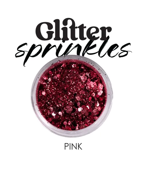 GLITTER SPRINKLES PINK - SKU 250985-02