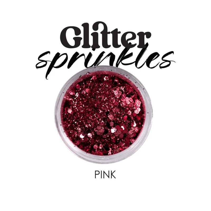 GLITTER SPRINKLES PINK - SKU 250985-02