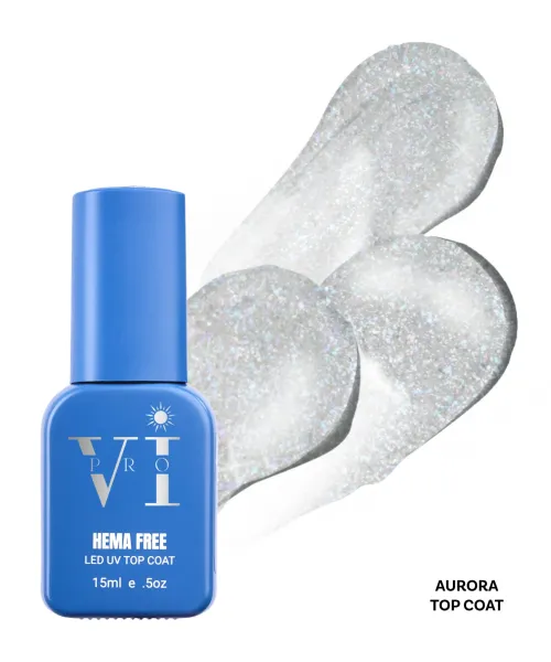 AURORA NON WIPE TOP COAT 15ML- Mixcoco