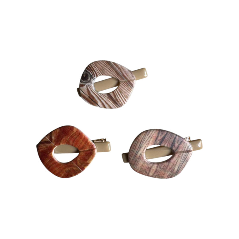 Κλιπ μαλλιών με ξύλο