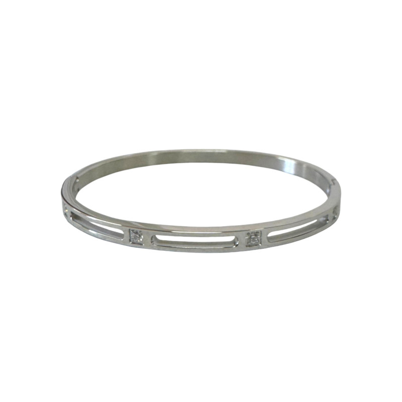 Γυναικείo βραχιόλι χειροπέδα Stainless steel