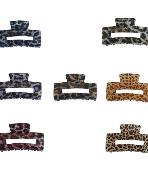 Κλάμερ μαλλιών animal print 9cm