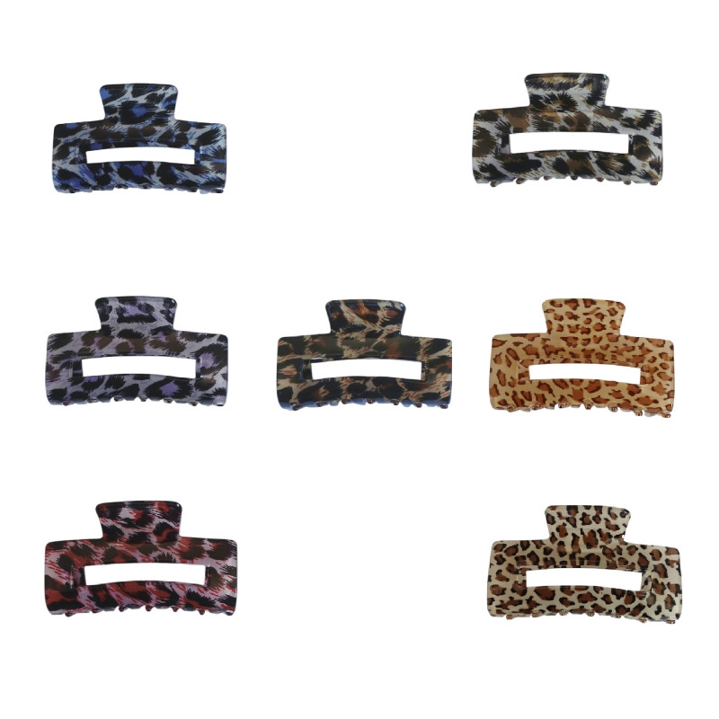 Κλάμερ μαλλιών animal print 9cm
