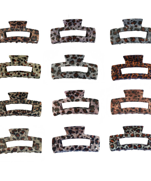 Κλάμερ μαλλιών animal print 10cm