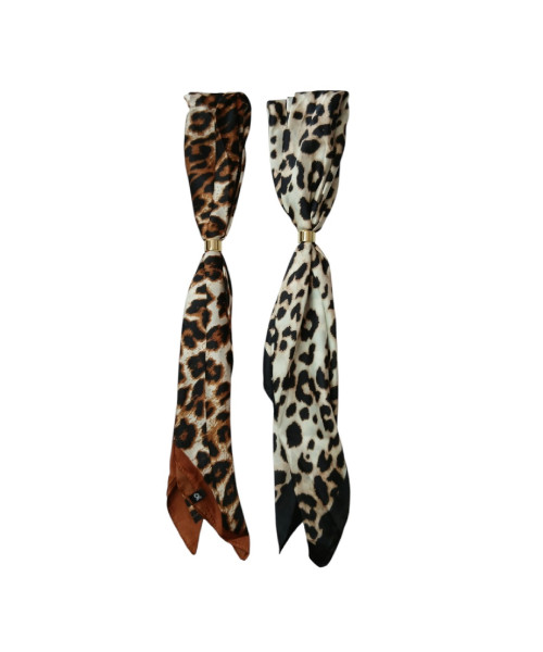 Μαντήλι μαλλιών animal print