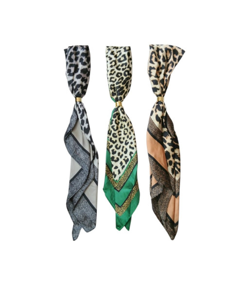 Μαντήλι μαλλιών animal print