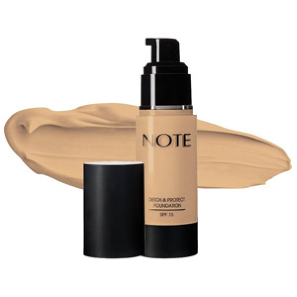 NOTE DETOX & PROTECT FOUNDATION No121 PORCELAIN 35ml