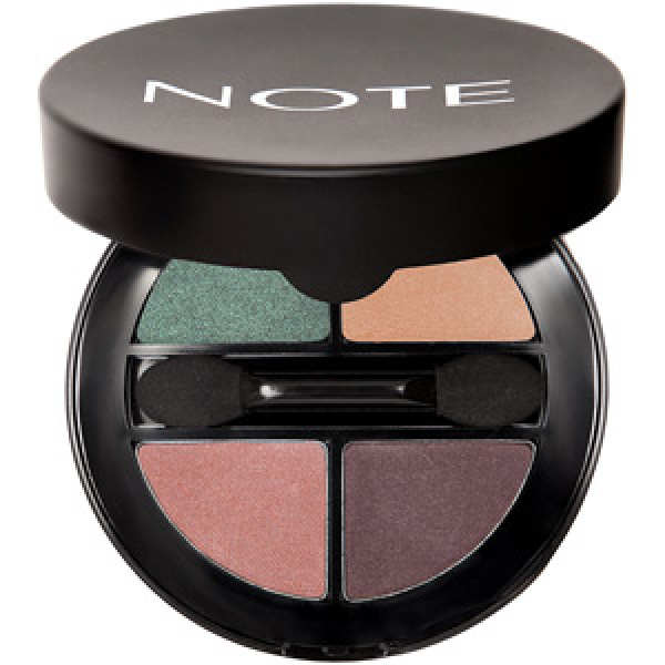 NOTE LUMINOUS SILK QUATRO EYESHADOW No02 1.5g x 4