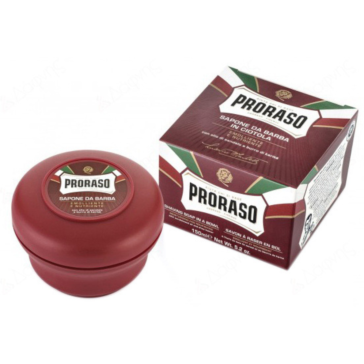 PRORASO SHAVING SOAP IN A BOWL SANDALWOOD 150ml