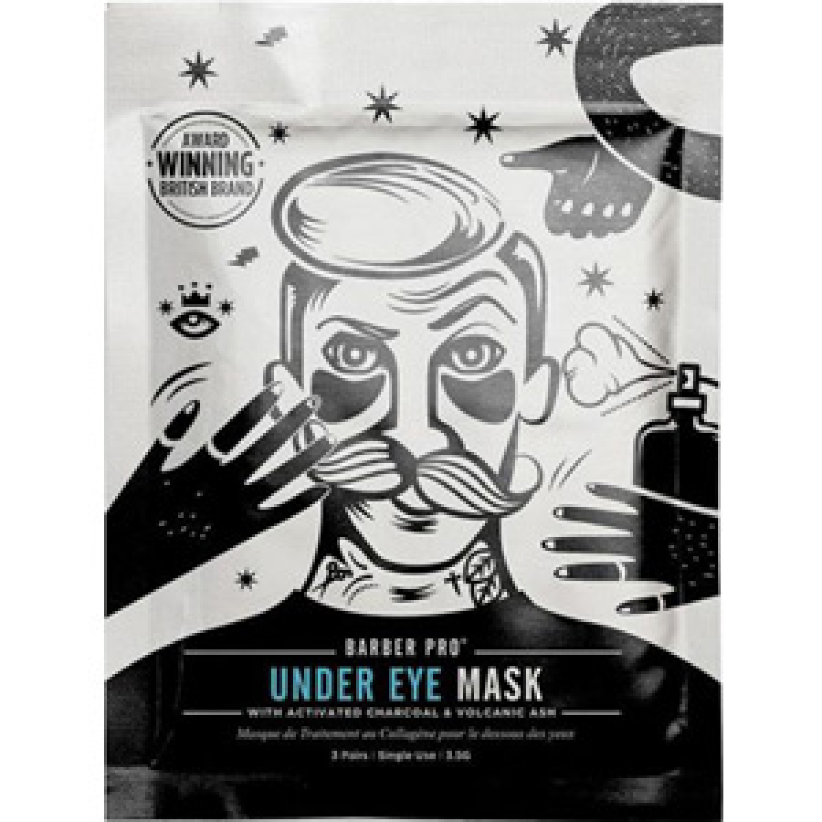 BARBER PRO UNDER EYE MASK 3x3.5g