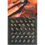 117414 NAIL ART STICKER GOLD No1