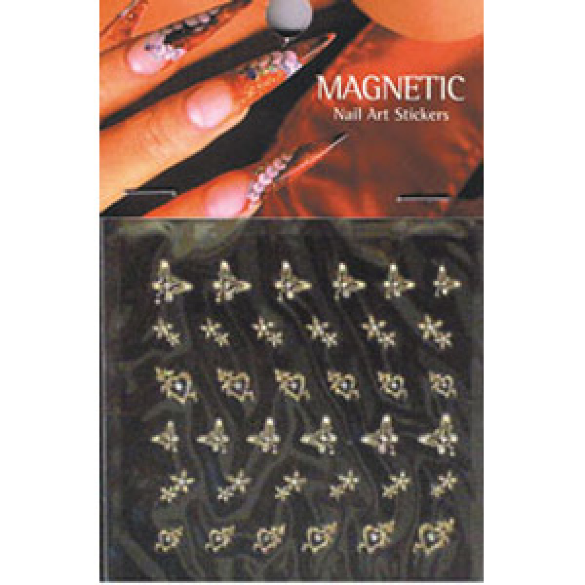 117416 NAIL ART STICKER GOLD No3