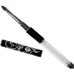 RHINESTONE ACRYLIC BRUSH OVAL