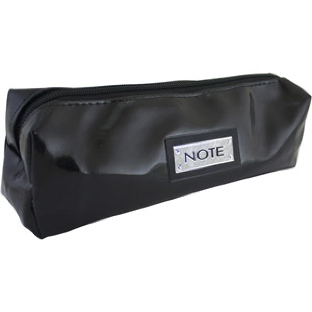 NOTE BLACK GLOSSY MAKE UP BAG