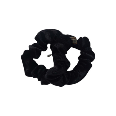 Σουράκι  μαλλιών velvet ONLY BLACK ,σετ 2 τεμ